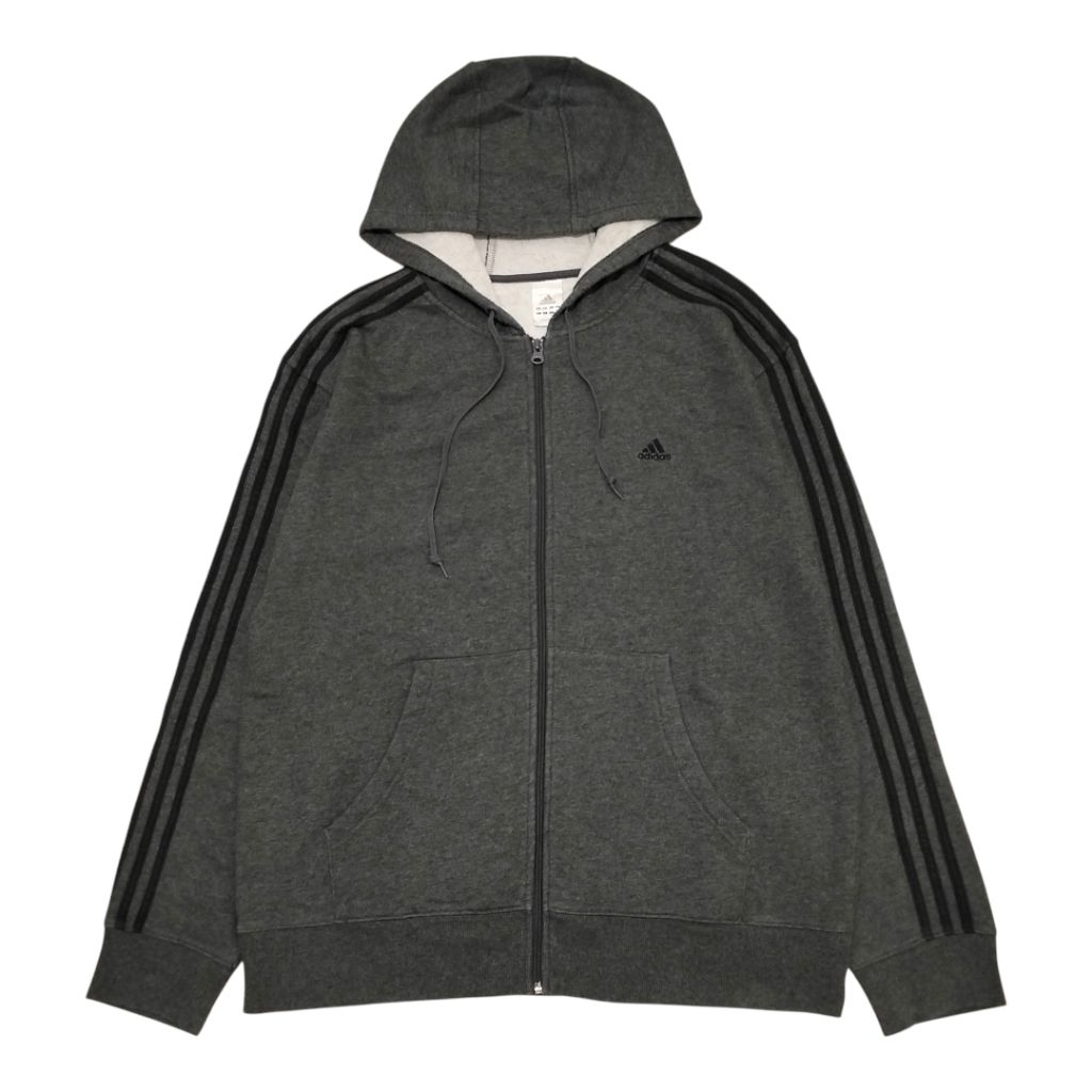 ZIPPER HOODIE ADIDAS Y2K LOGO RINGER / 3 STRIPES SECOND ORIGINAL