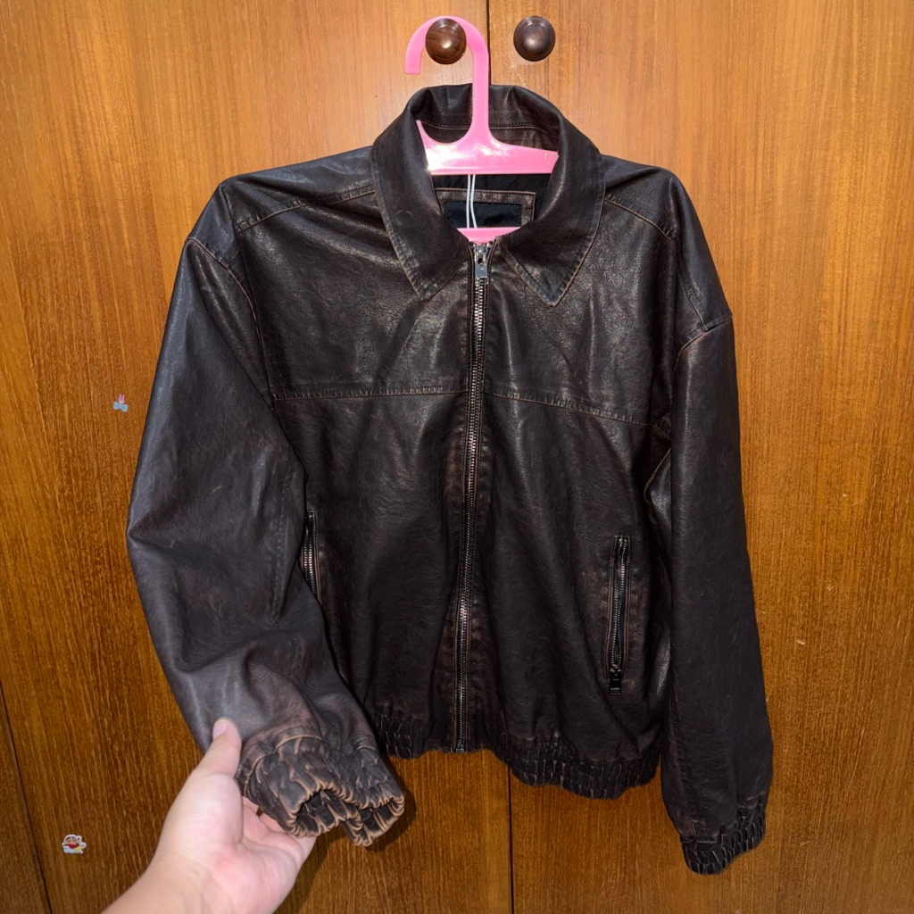 preloved pull & bear jaket kulit