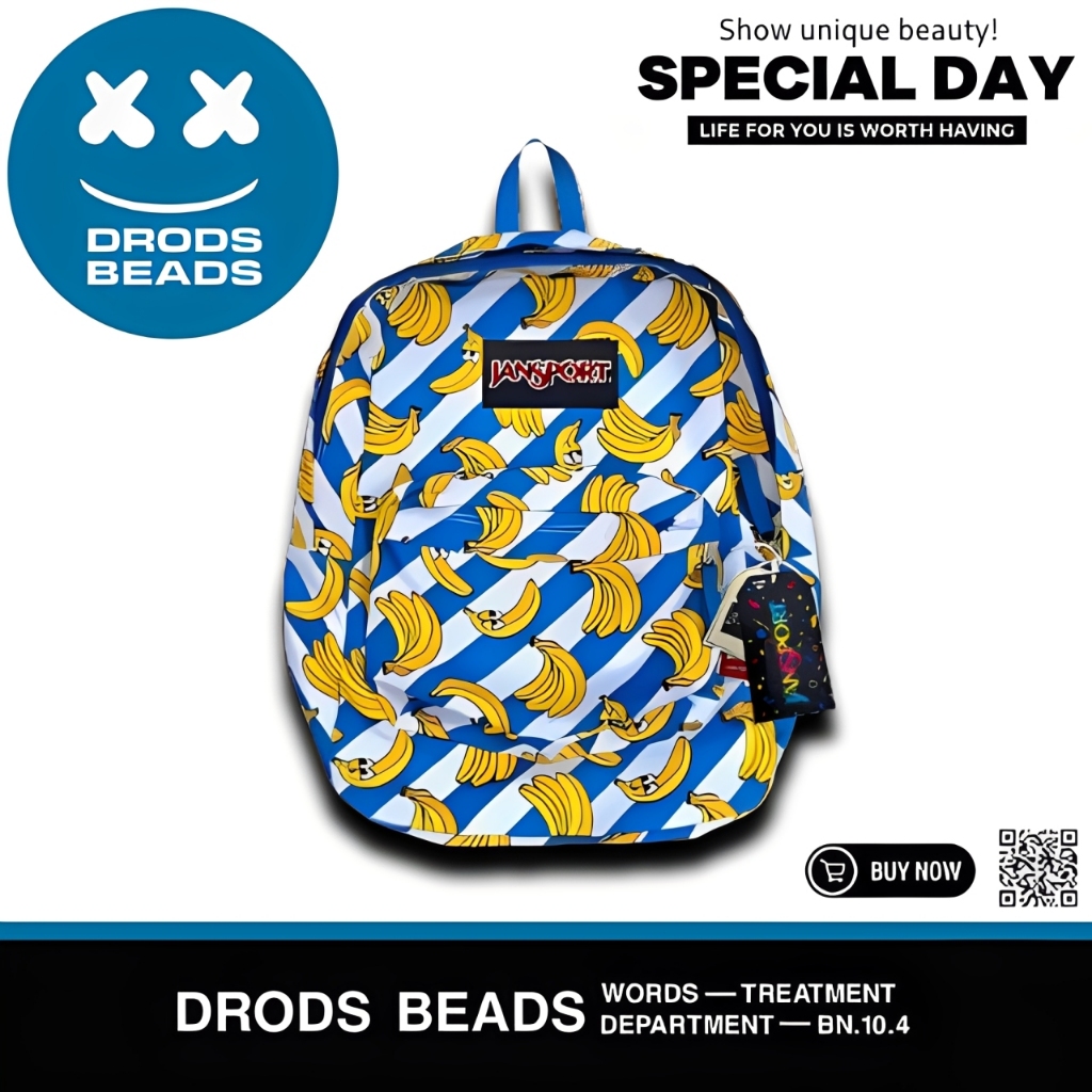 [100% REALPICT] - TAS JANSPORT BANANA SUPERBREAK - TAS JANSPORT TERLARIS - JANSPORT TERBARU - JANSPO