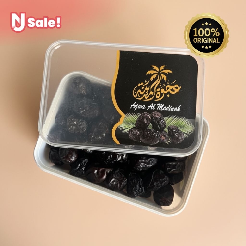 [500]gram Kurma Ajwa Premium VIP Al- Madinah Al-Fakhirah lembut Kurma Nabi