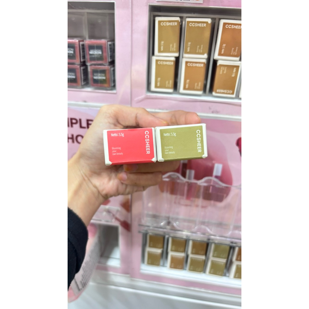 CCSHEER ICE CUBES LIP GLAZE SHADE 05,06 OH!SOME