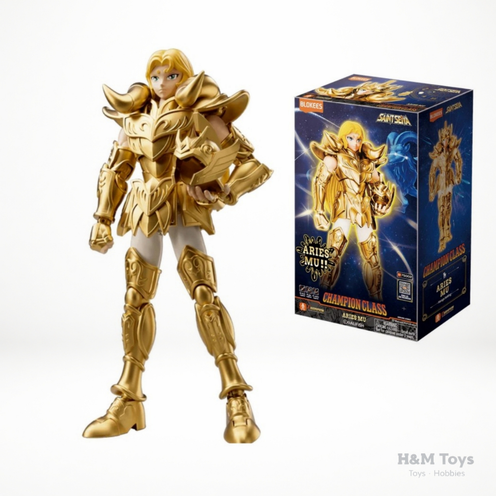 Blokees Saint Seiya Champion Class Aries Mu Figure - CC 01 - Figure Saint Seiya