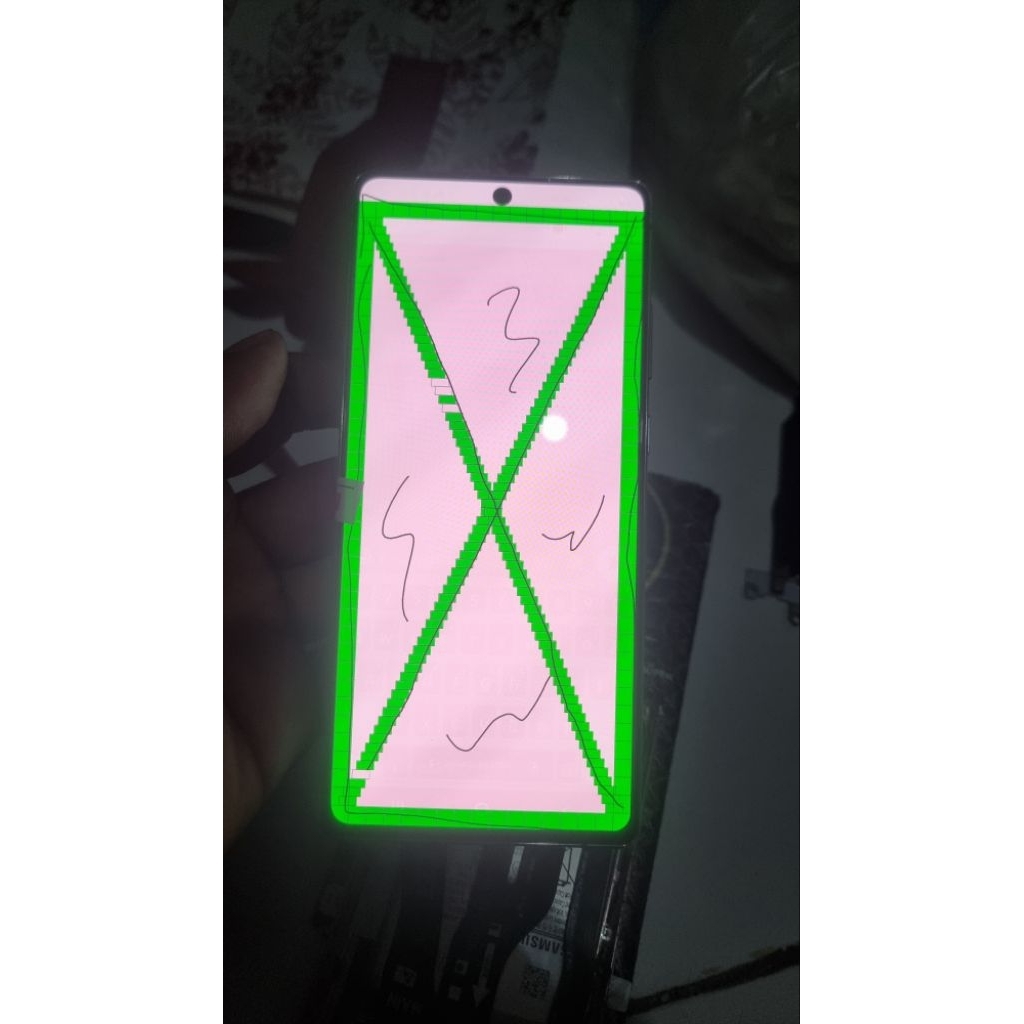 LCD Samsung Note 20 biasa minus Shadow