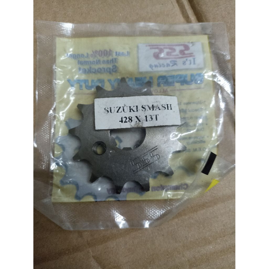 GIR DEPAN SUZUKI SMASH 428 13T MERK SSS