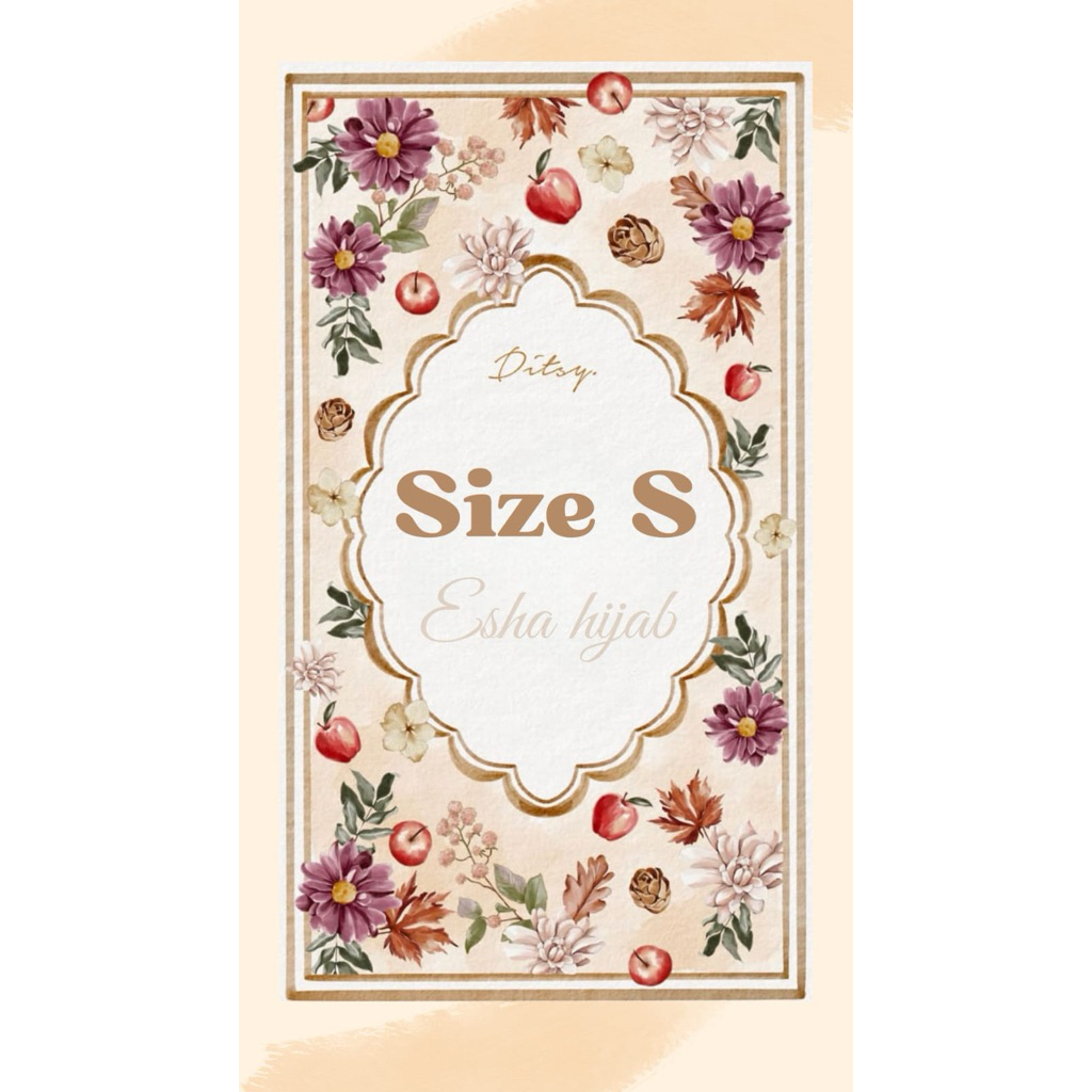 Size S Ditsy