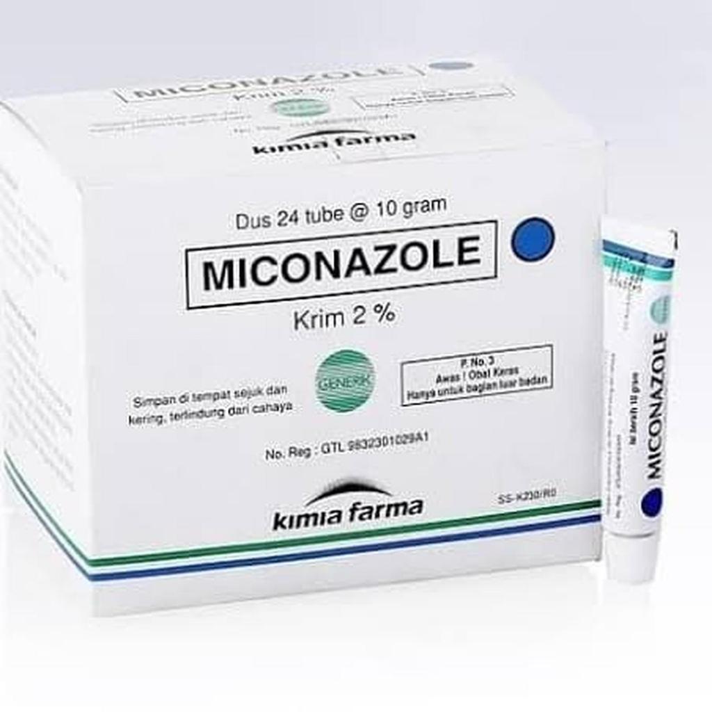 Salep Kulit Gatal Miconazole Krim BOX isi 24 tube - Anti Jamur dan Infeksi Kulit