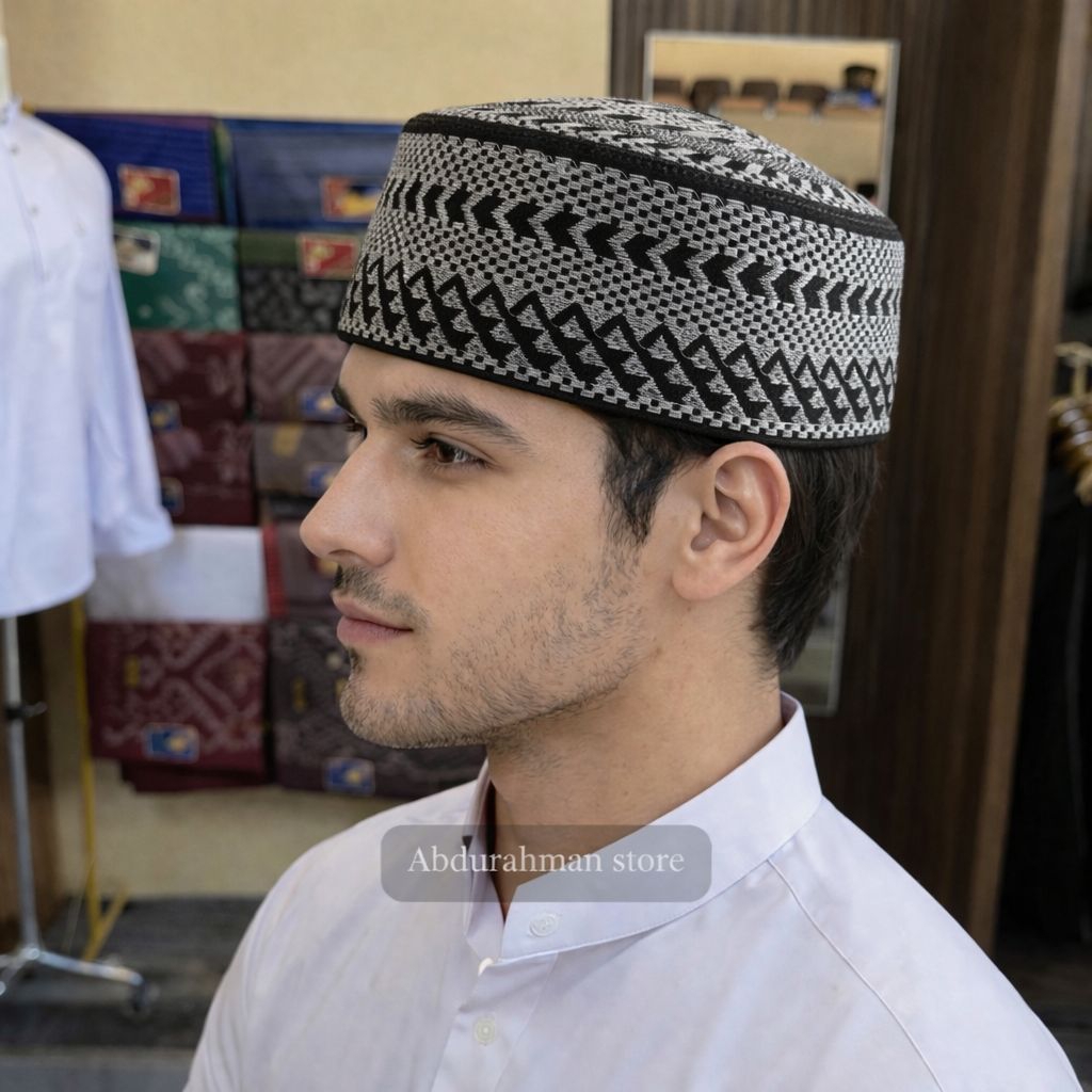 peci Bugis silver kopiah bugis silver