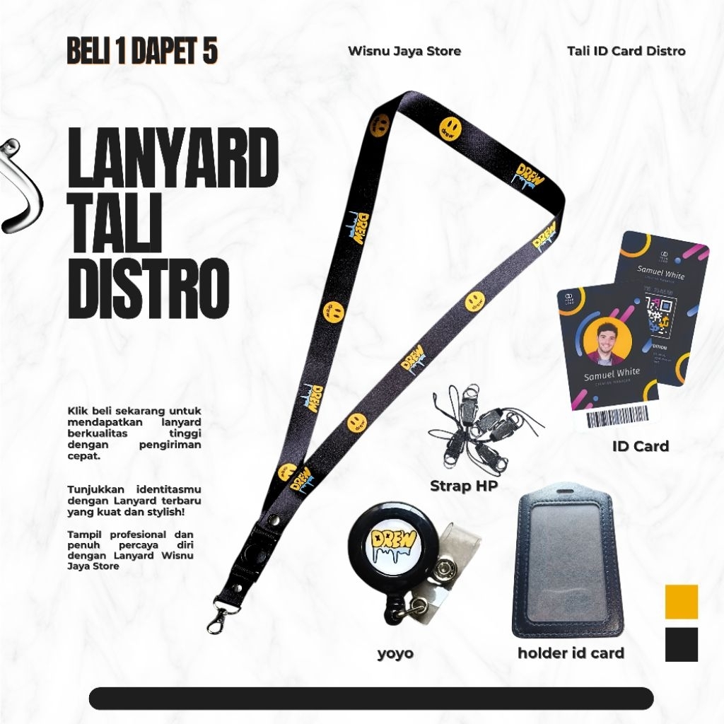 LANYARD DISTRO / LANYARD SKENA / GANTUNGAN VAPE TERBARU