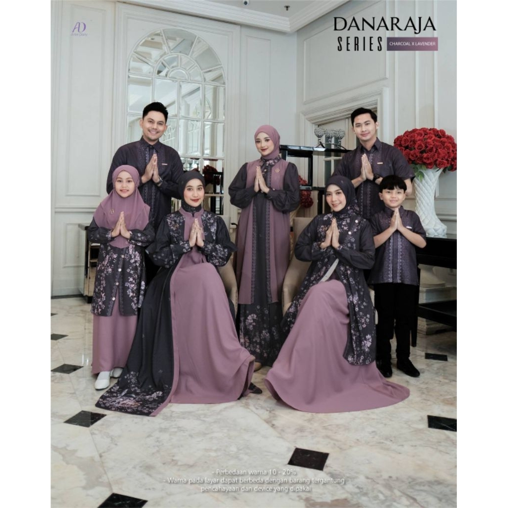 SARIMBIT DANARAJA BY ARTIE DAILY ( CHARCOAL×LAVENDER )
