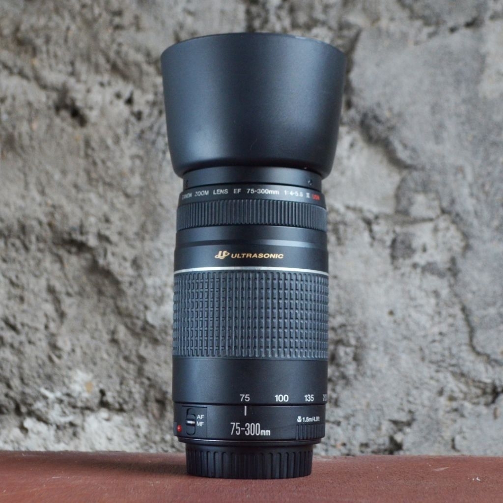 LENSA TELE CANON EF 75-300MM III USM
