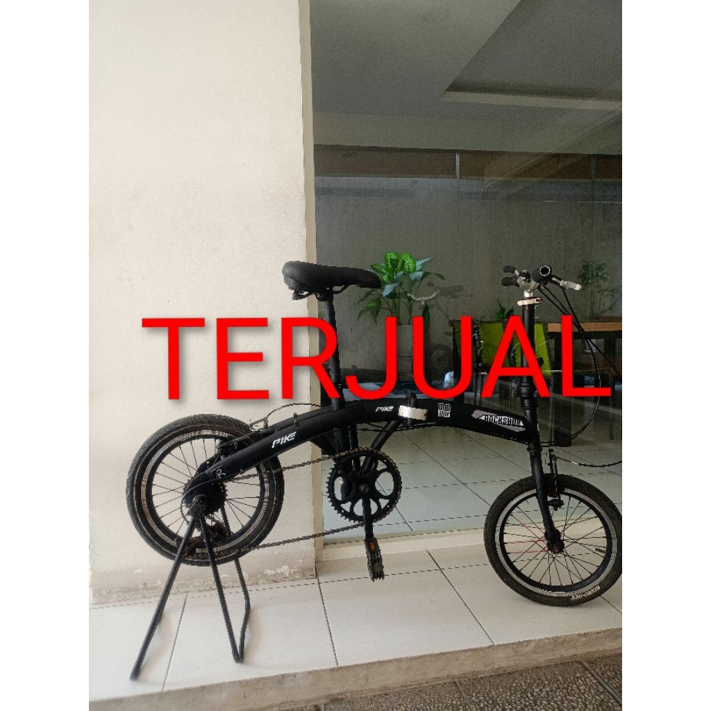 Sepeda lipat uk 16 layak pakaii