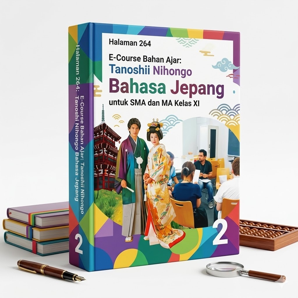 E-Course Bahan Ajar - Tanoshii Nihongo. Bahasa Jepang untuk SMA dan MA Kelas XI