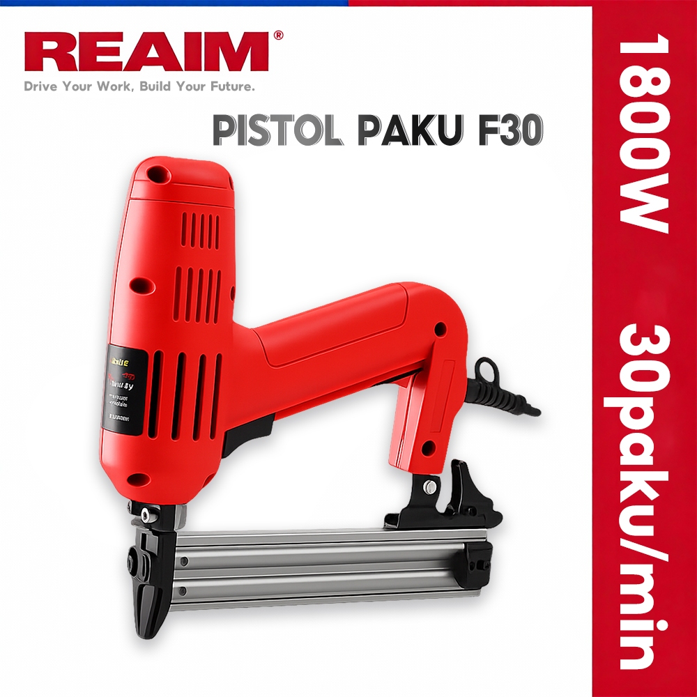 REAIM Paku Tembak Kayu F30 Paku Kayu Nail Gun Alat Paku Tembak Kayu