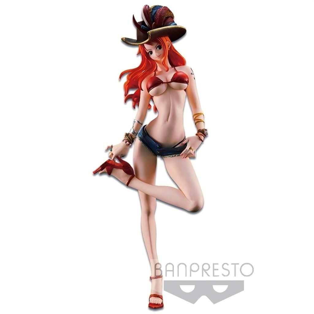 Banpresto Flag Diamond Ship Nami Figure Original Segel Tanpa Box