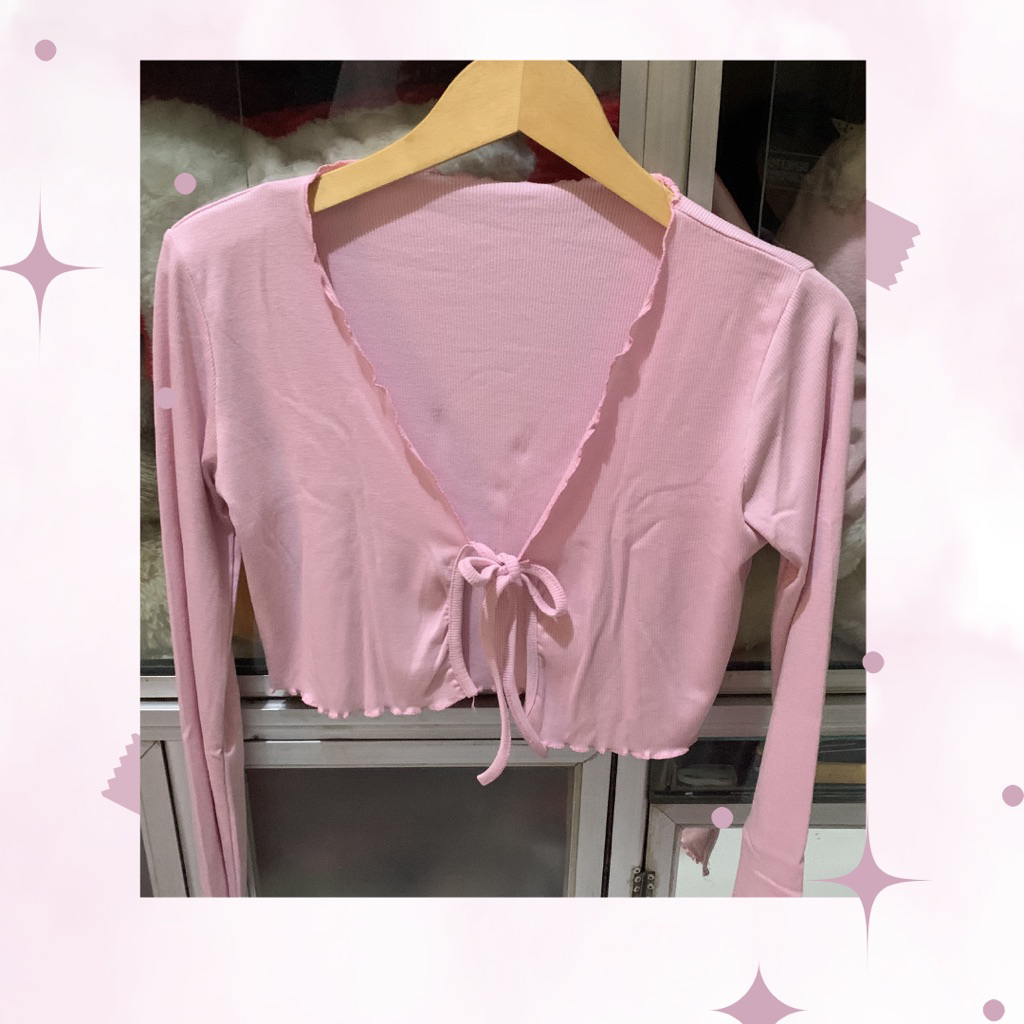 preloved cardigan pink