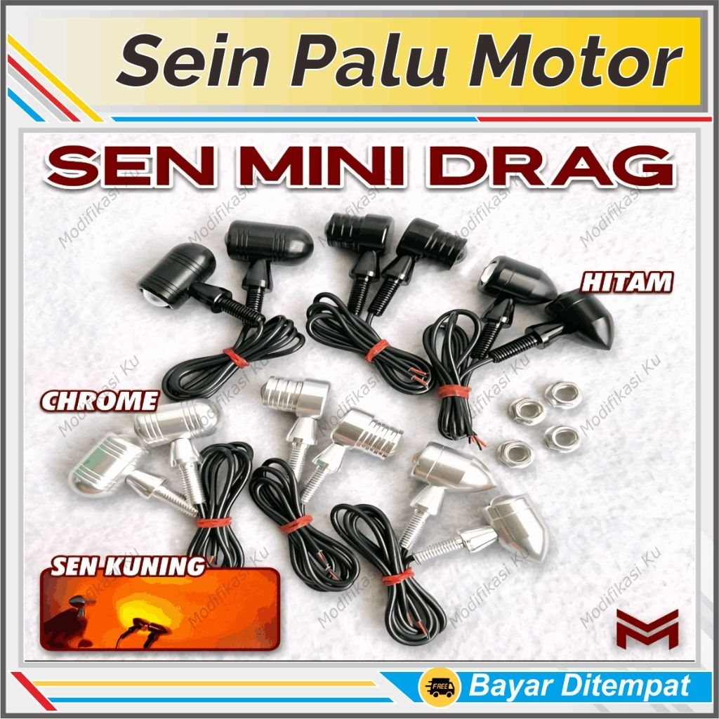 SEIN LED LAMPU MATA ELANG DRAG MINI PALU LANCIP CB