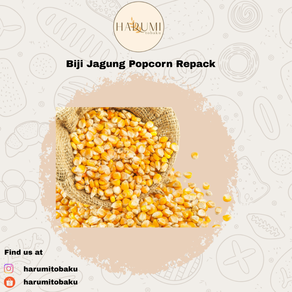 Biji Jagung Popcorn Mentah - 1 Kg