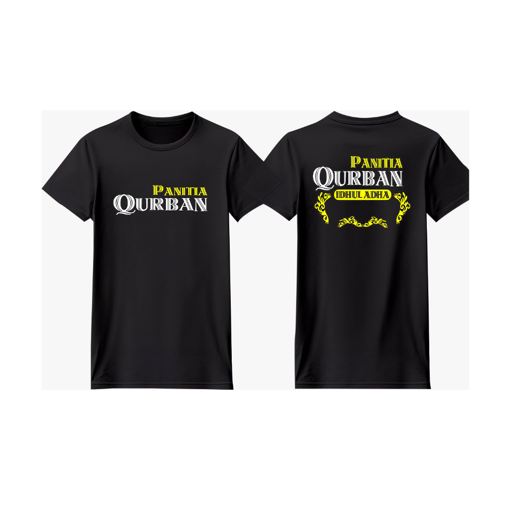 Kaos Panitia Qurban - kaos Distro motif kataPanitia Qurban - Tshirt Pria Wanita