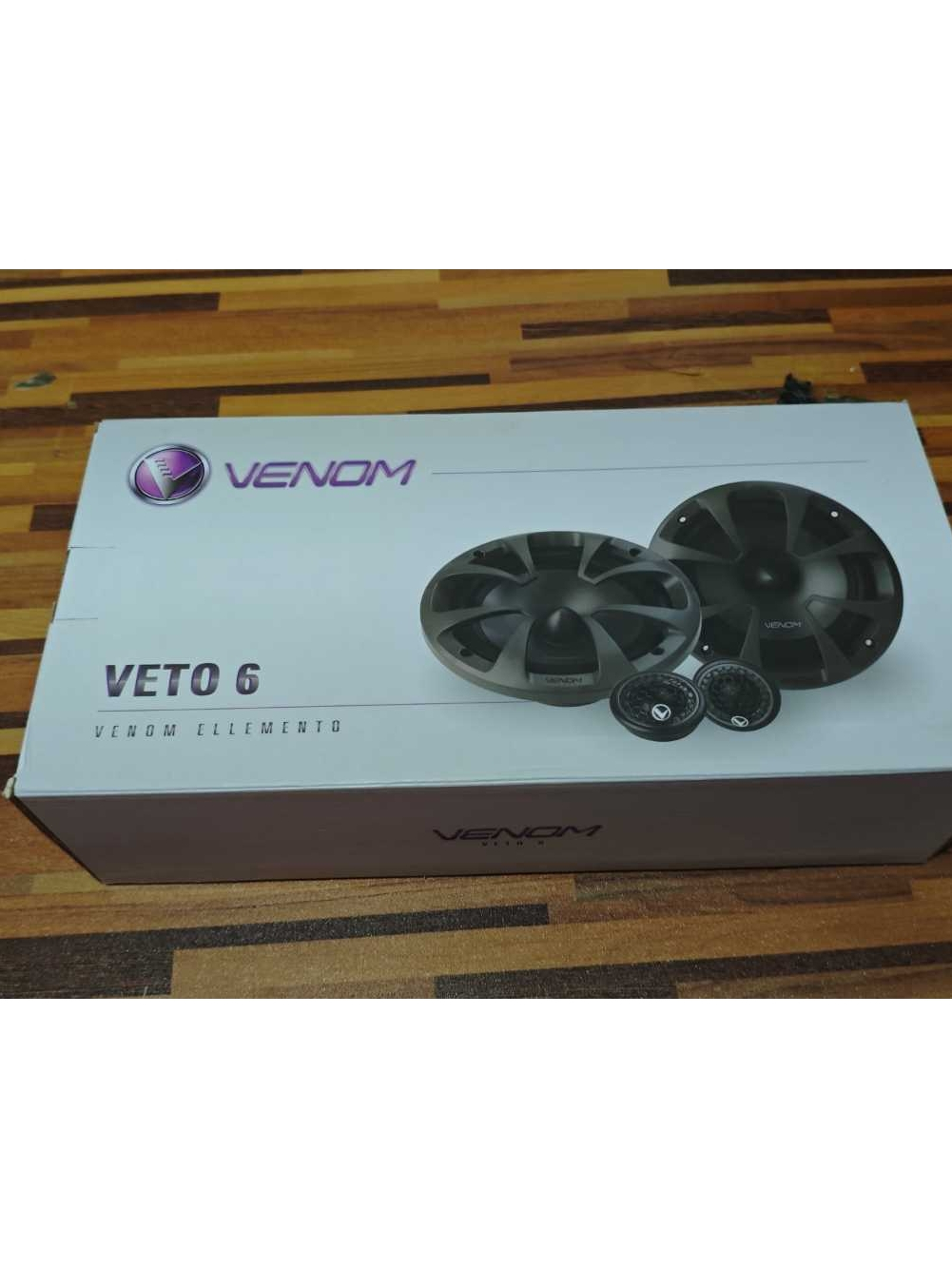 Speaker Mobil Split 2 Way Venom Veto 6 Ellemento Component System Suara Jernih Bass Solid