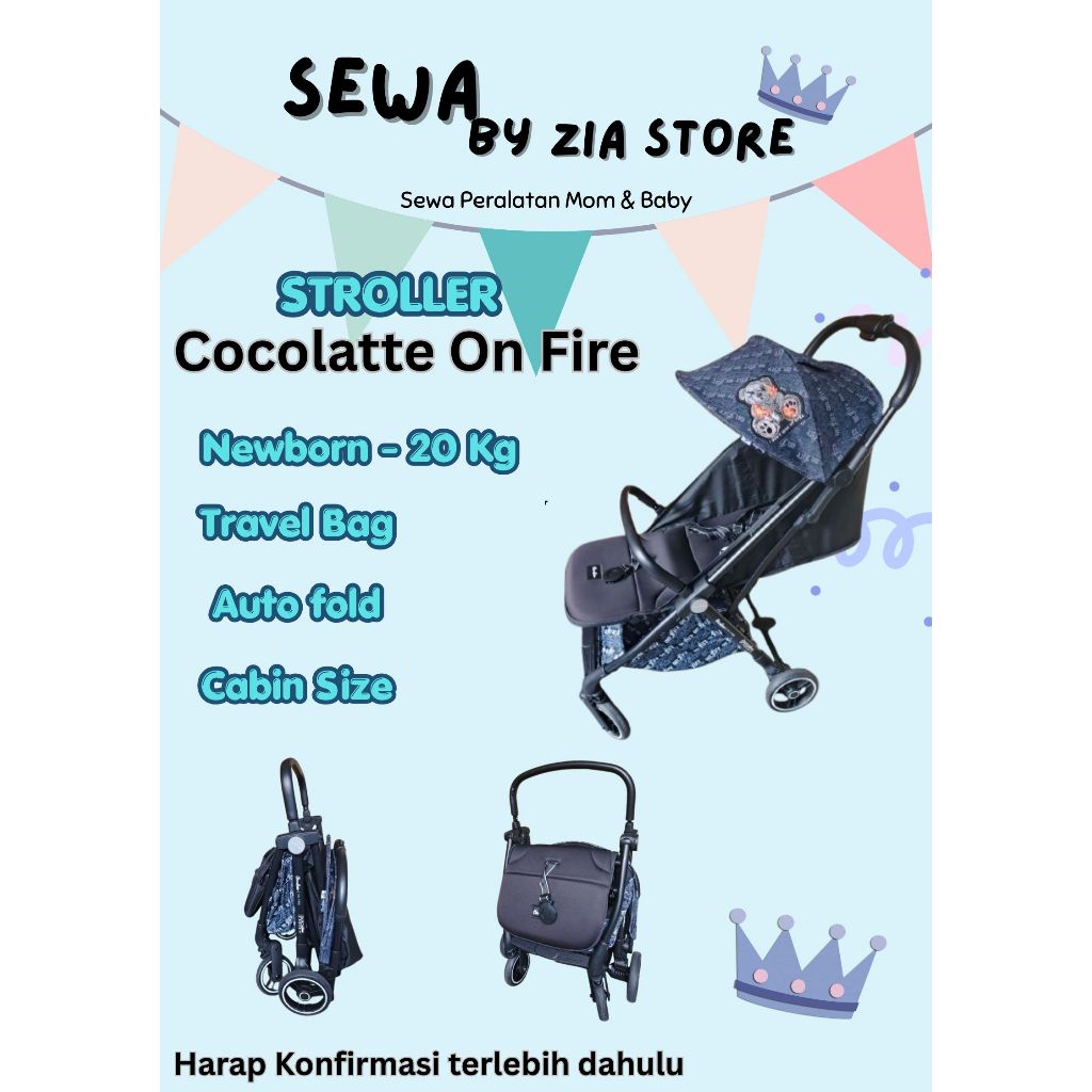 Sewa Stroller Cocolatte On Fire