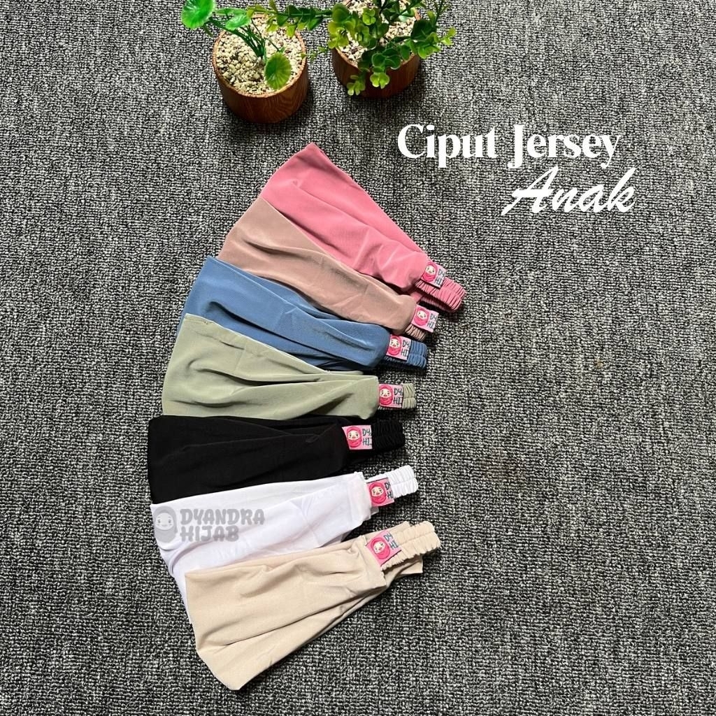 Bandana Ciput Jersey Premium Anak Perempuan All size
