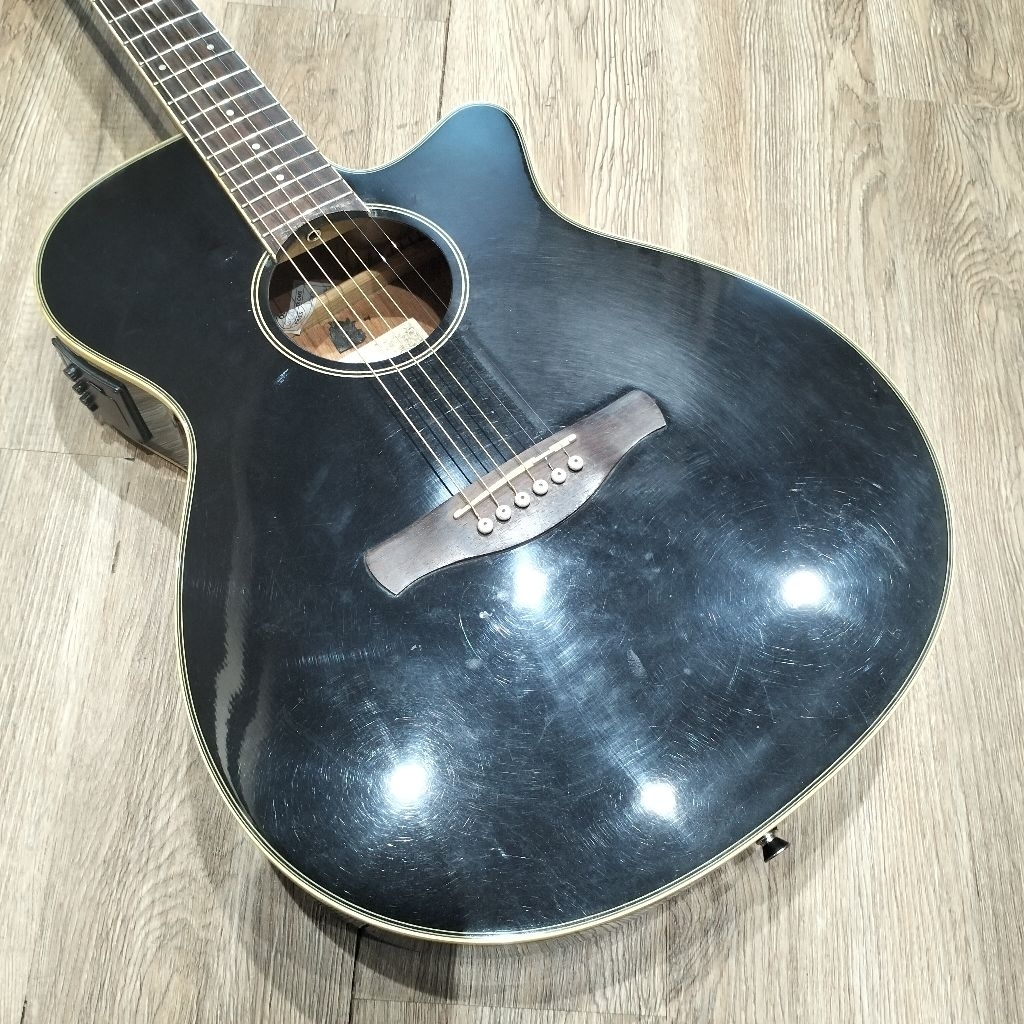 GITAR IBANEZ AEG8E BK ORIGINAL ( IBANEZ AEG 8 E BK )
