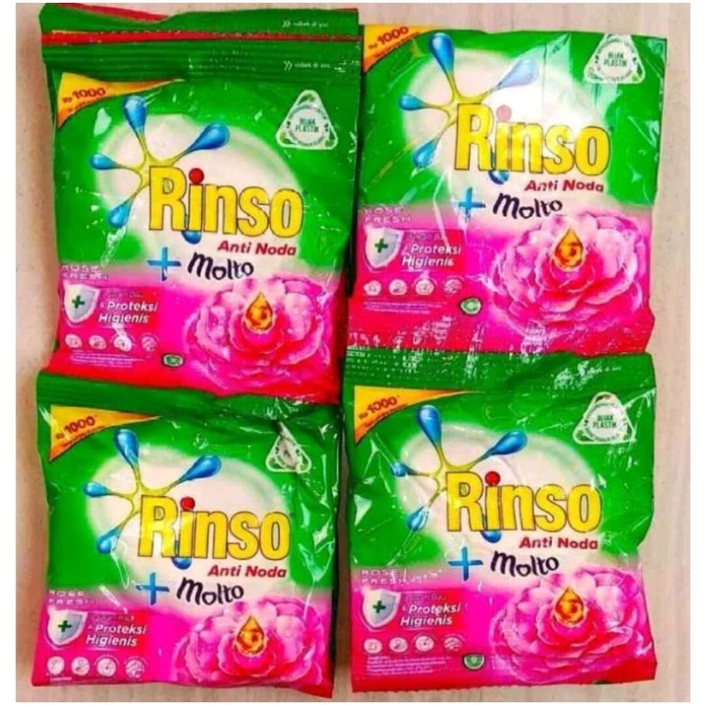 1 Renteng Rinso Bubuk isi 6 × 40 Gram