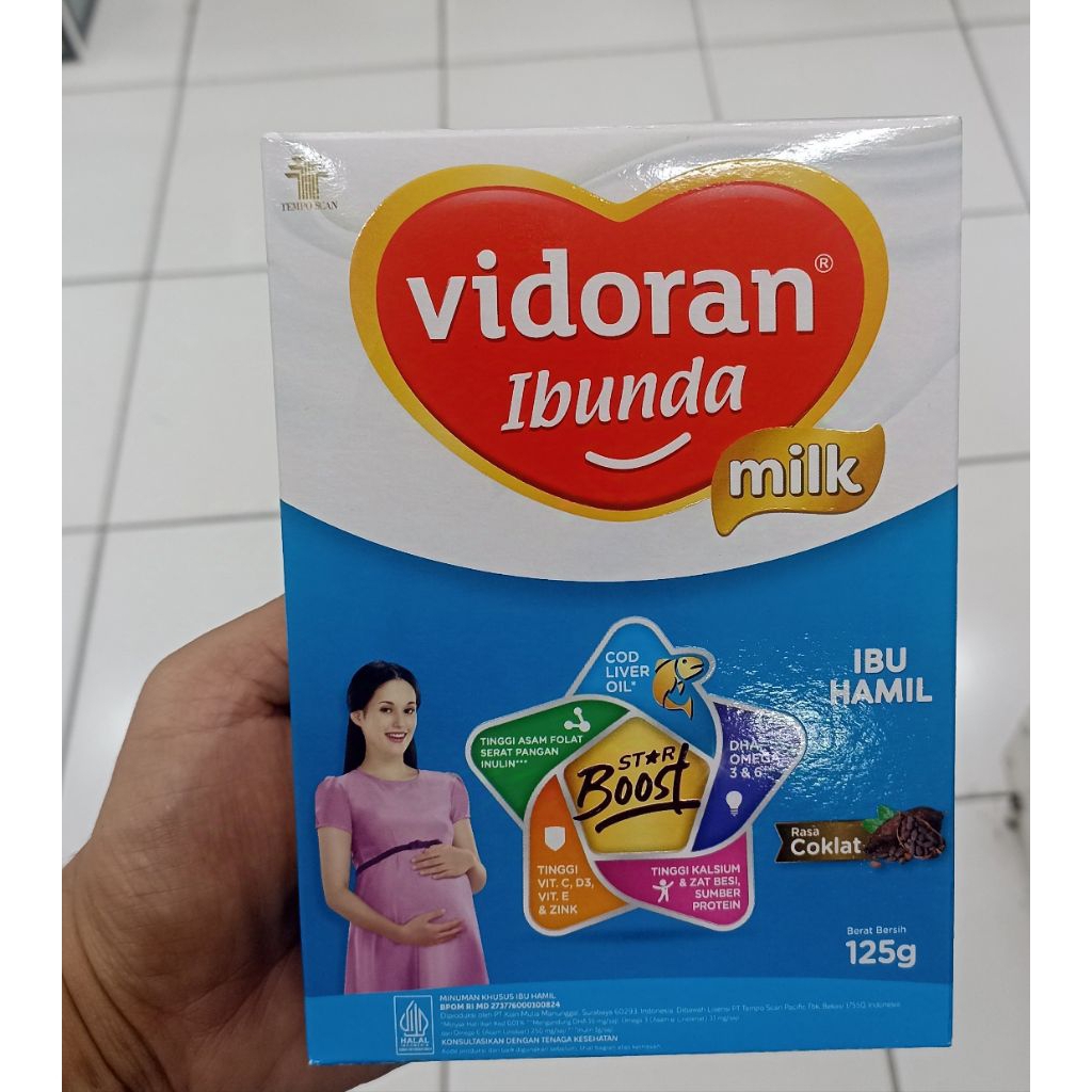VIDORAN SUSU IBU HAMIL COKLAT 125GR