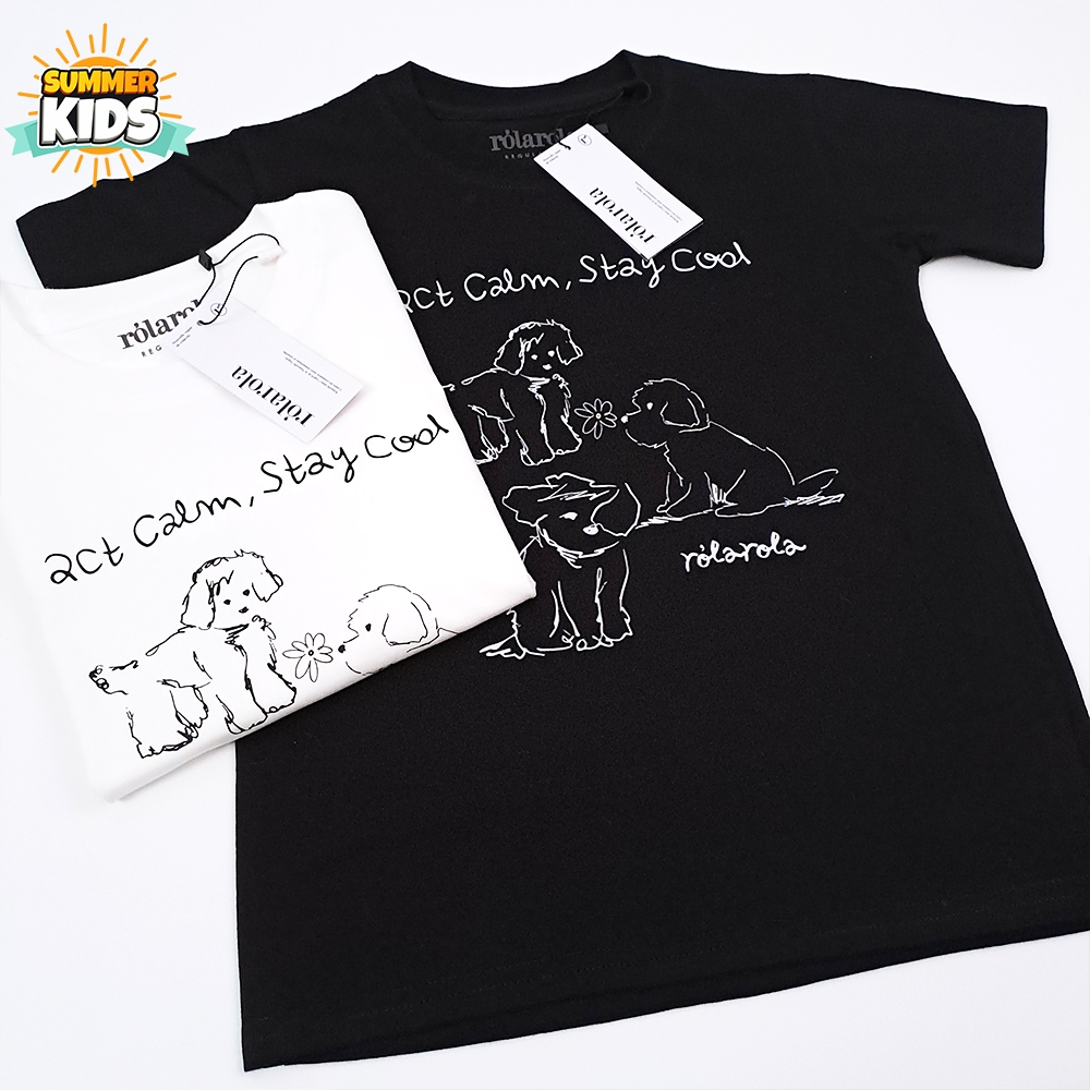 SUMMER KIDS Baju Kaos Anak Laki Laki Perempuan 1-12 Tahun Import Premium ROLA ACTCALM ROLAROLA