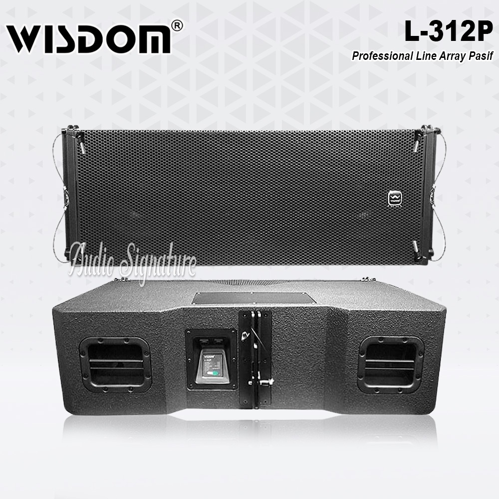Speaker Pasif Line Array 12 Inch WISDOM L312P | L 312P | L 312 P Original Harga 1 PCS