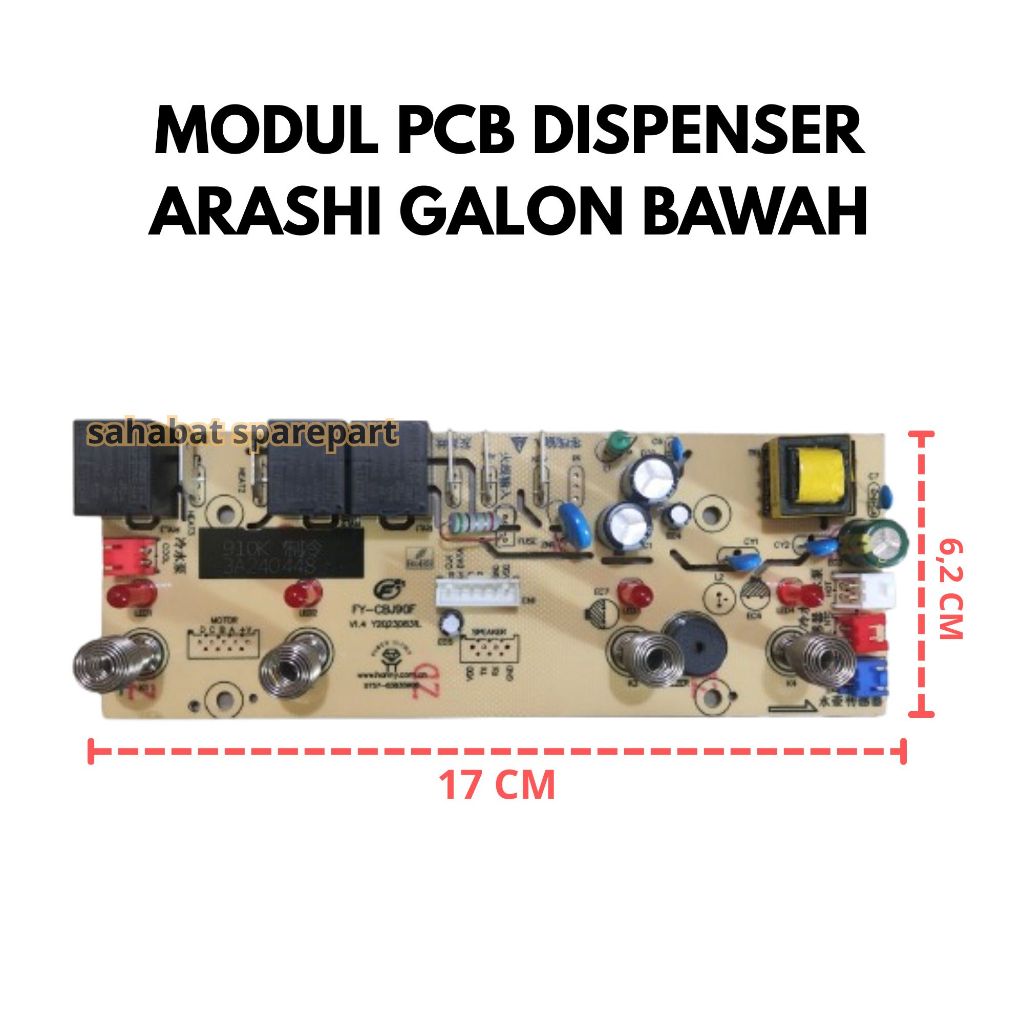 Modul PCB Dispenser Arashi Galon Bawah