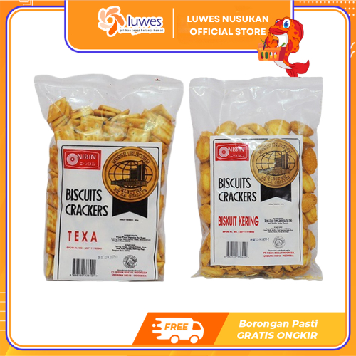 Nissin Biscuit Crackers Biskuit Kering & Texa 300gr
