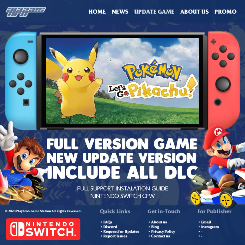 Pokemon Let's Go Pikachu - Game Nintendo Switch