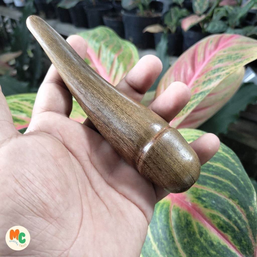 mahyracrafts | pipa once / once cangklong unik dan antik 15cm kayu tengsek