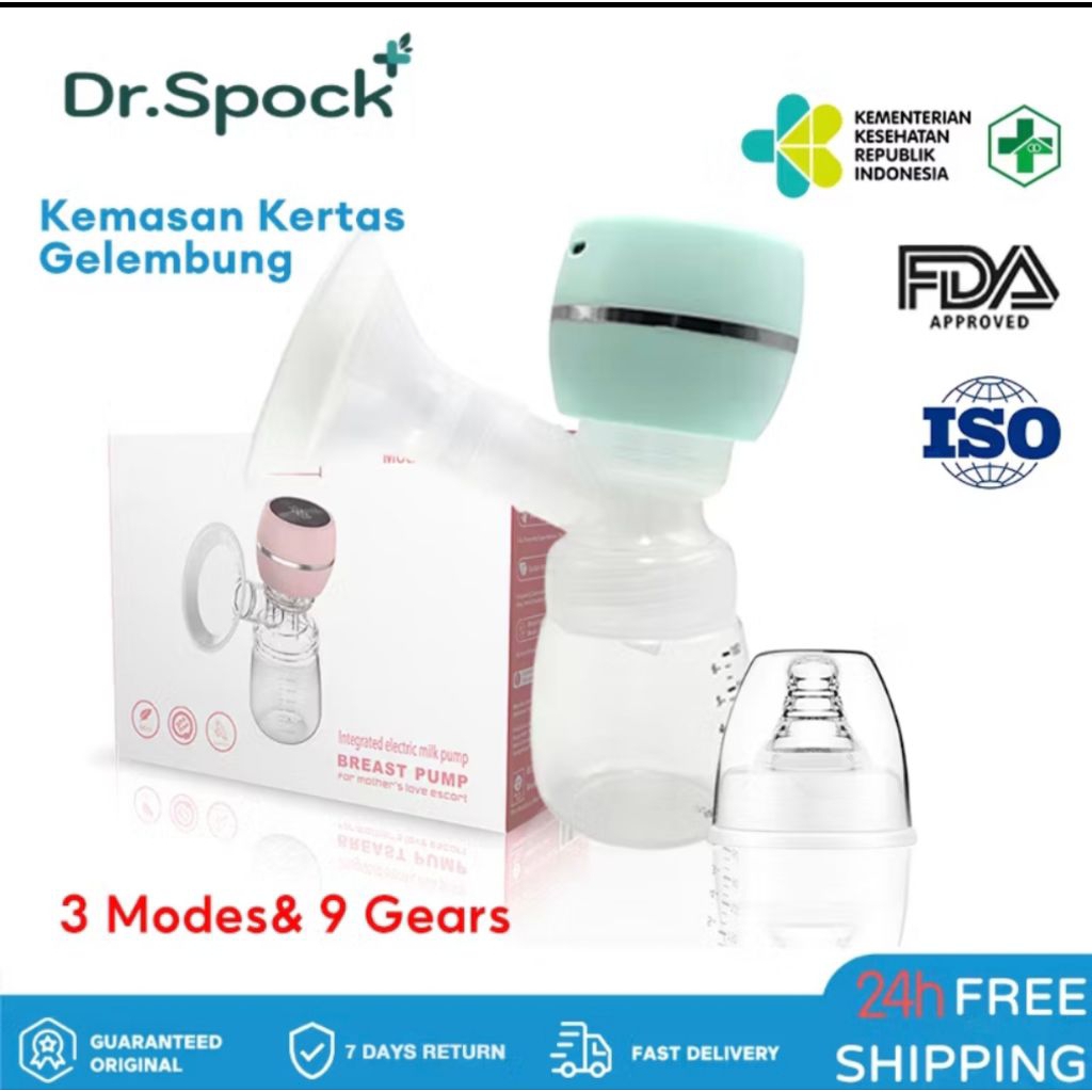 Star+Dr.Spock Pompa ASI Elektrik Tanpa Kabelotomatis Portabel Pomping ASI / bayi b