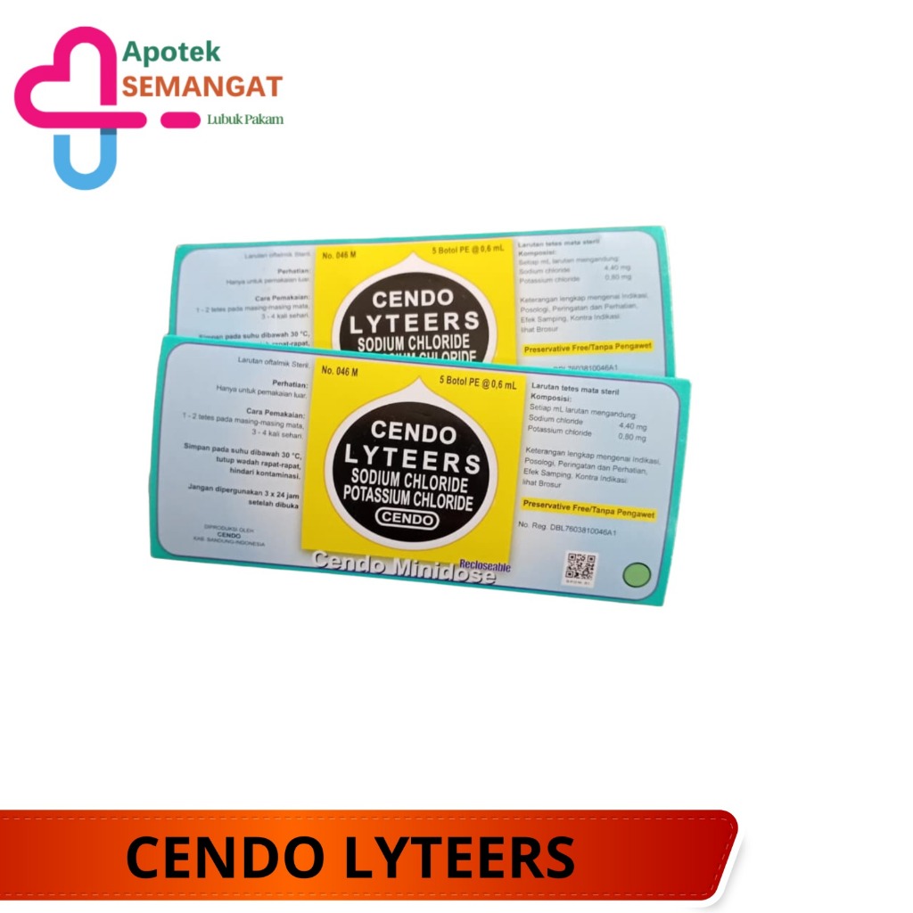 Cendo Lyteers Minidose / Obat Tetes Mata Kering
