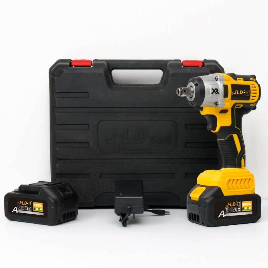 Mesin Bor Pembuka Baut Baterai Jumbo 450nm - JLD Tool 999V Brushless Impact Wrench JV999