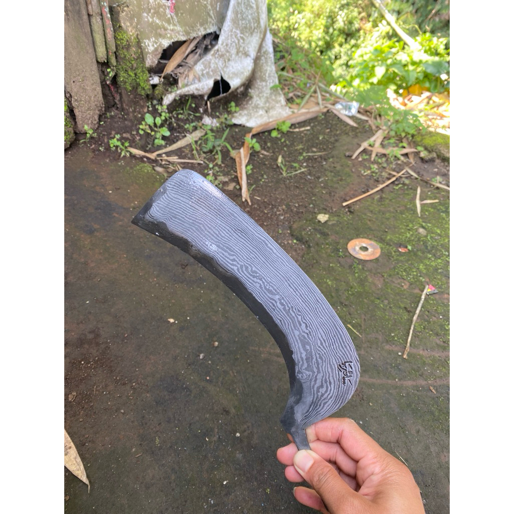 arit sadap kelapa cap Arab/satria bahan baja damascus