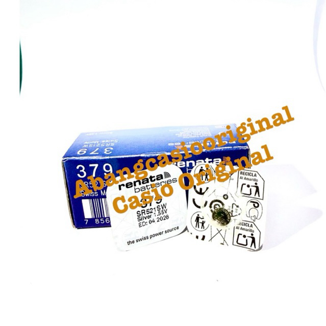 BATERAI RENATA SR521SW RENATA 379 RENATA 521 RENATA SR521 RENATA 521SW ORIGINAL