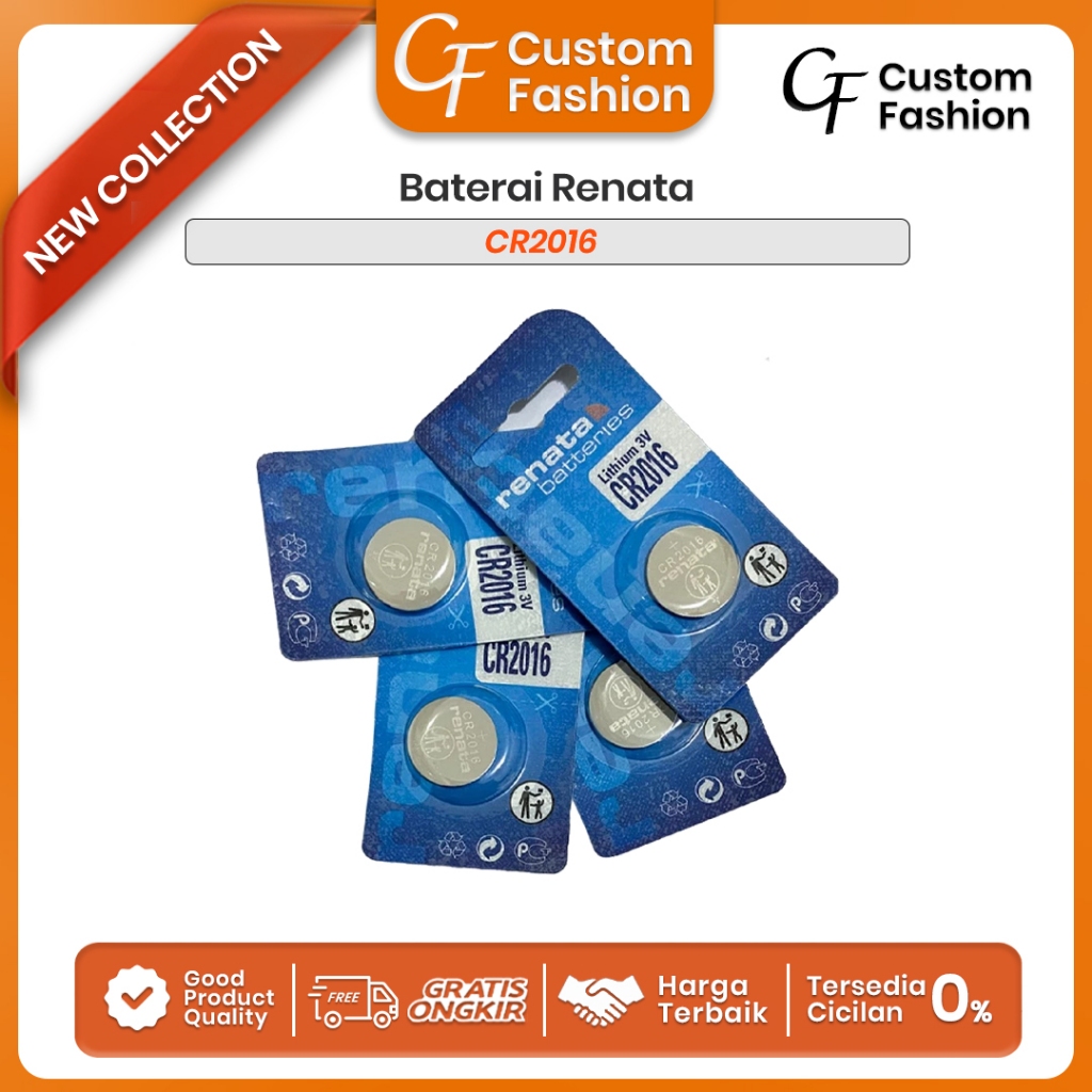 Baterai Renata CR2016 Original Lithium Battery 3V - CR 2016 Batre RENATA CR2016 CR 2016