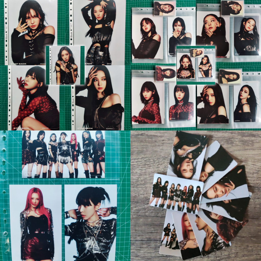 GOT the beat STEP BACK Photocard A4 Photo Postcard 4x6 Photo Set Sticker Merchandise