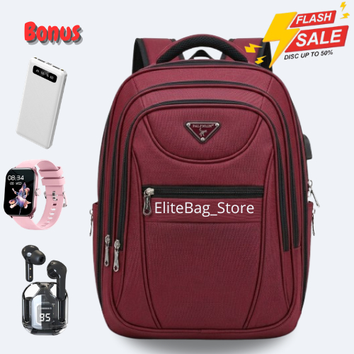 Polo Milano Tas Polo Original 100% Backpack Polo Tas Rangsel Pria Wanita Tas Sekolah Anak Cowok Cewe