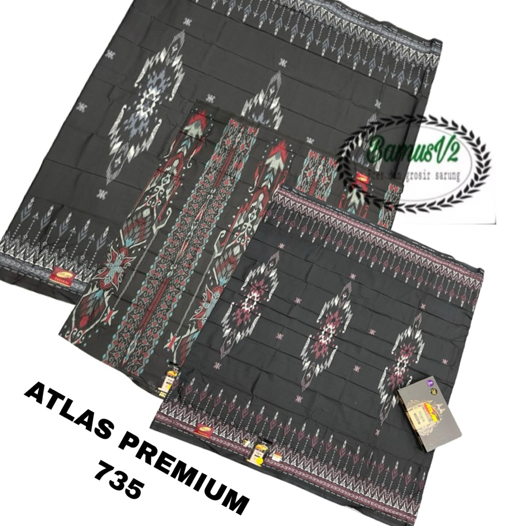 Sarung Atlas Premium 735 BLACK SERIES Selvedge by BHS