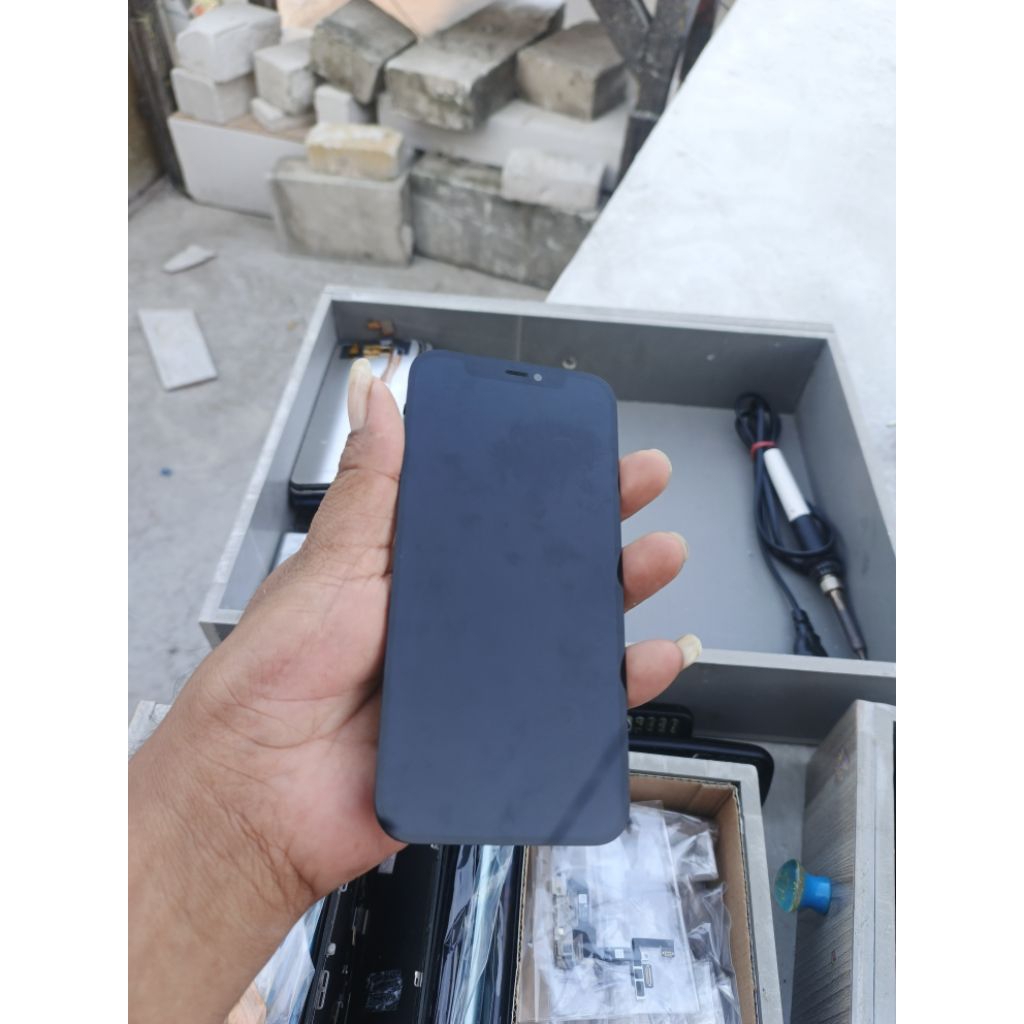 lcd iphone 12 ori copotan minus fleksibel ts ada yang sobek