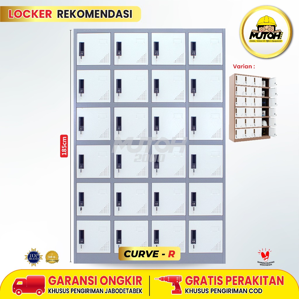 LOKER LOCKER BESI 24 PINTU | MUTOH REKOMENDASI