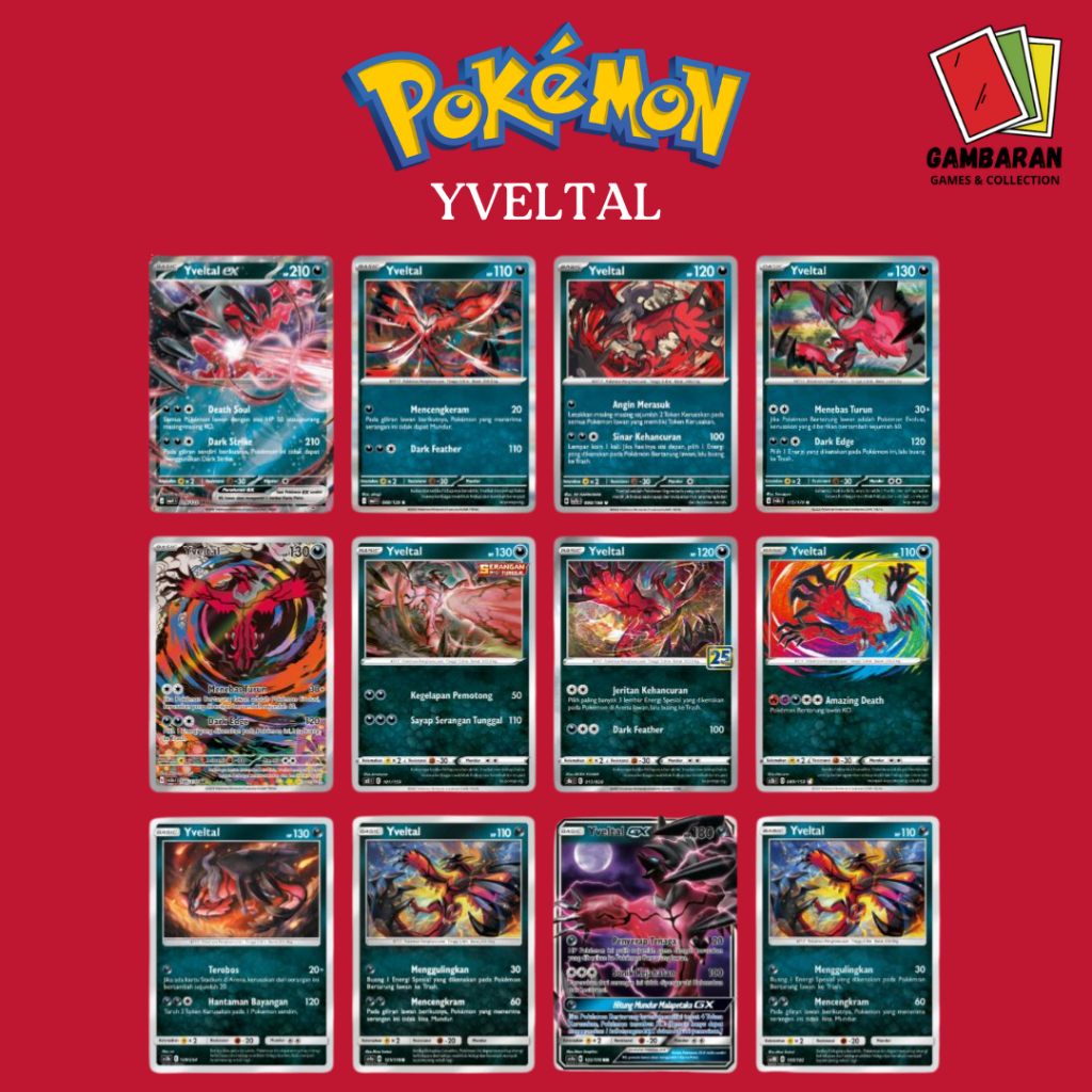 Yveltal SV3s MA1 Kartu Pokemon Indonesia TCG