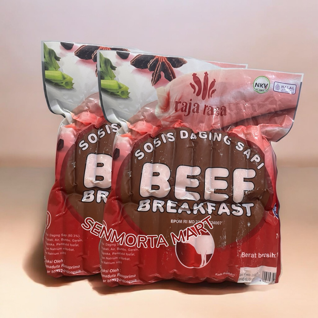 Aroma/Raja Rasa Sosis Sapi Breakfast 7cm
