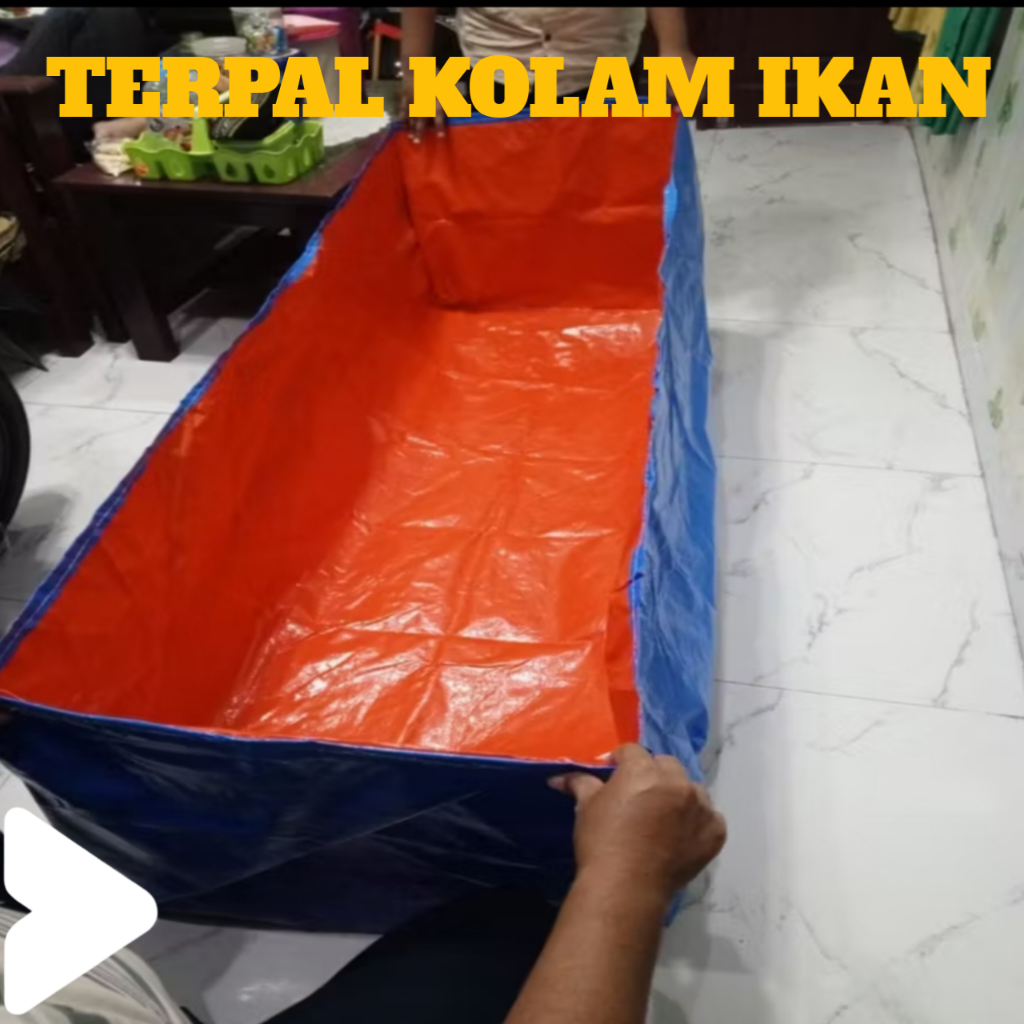 terpal kolam ikan anti bocor kolam ikan lele mujaer