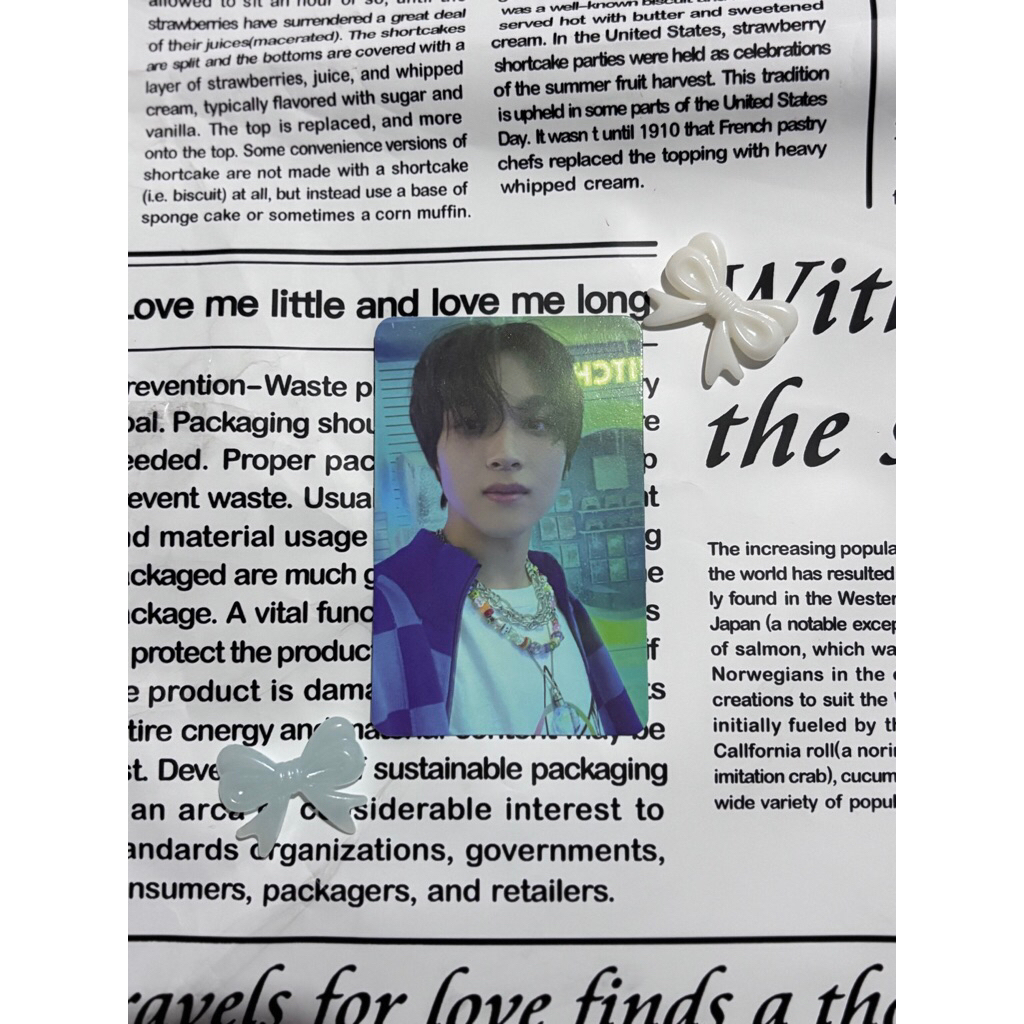 Photocard Haechan glitch mode