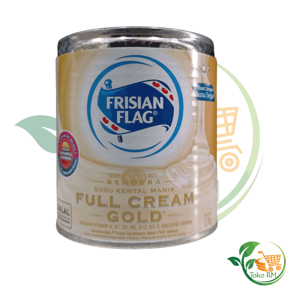 Skm Frisian Flag Bendera Full Cream Gold 370gr